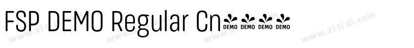 FSP DEMO Regular Cn字体转换